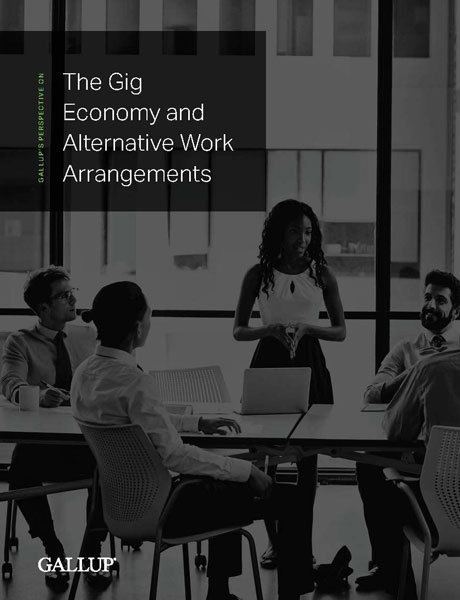 The cover of The Gig Economy and Alternative Work Arrangements perspective paper. 