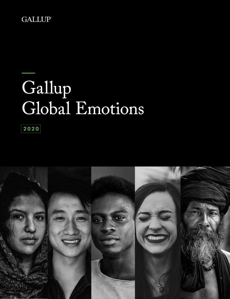 Woman from India smiling. Download the Gallup 2019 Global Emotions Report now.