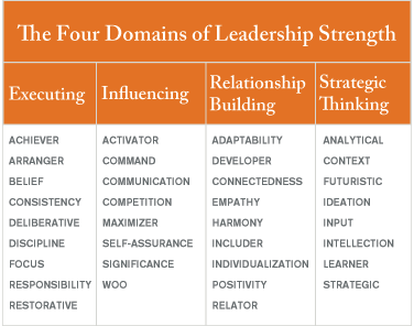 The Four Domains of Leadership Strength