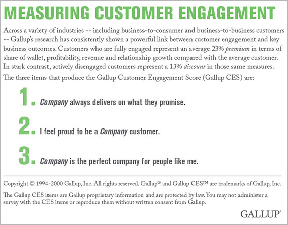 Measuring Customer Engagement