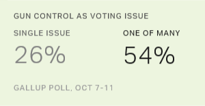 Gun Control as Voting Issue