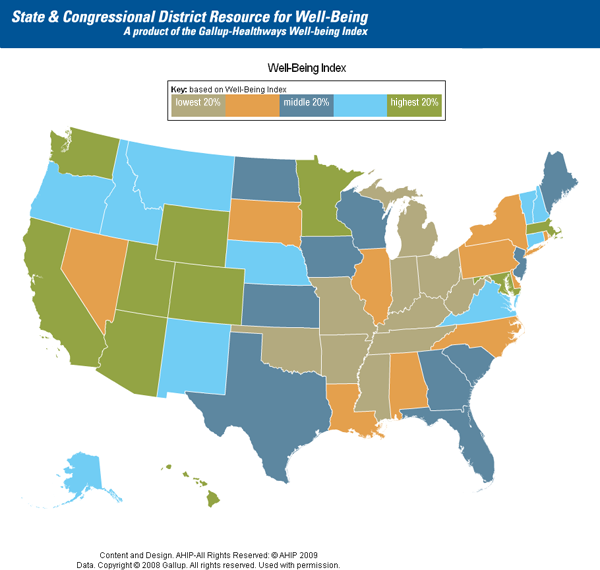 State & Congressional District Resource for Well-Being