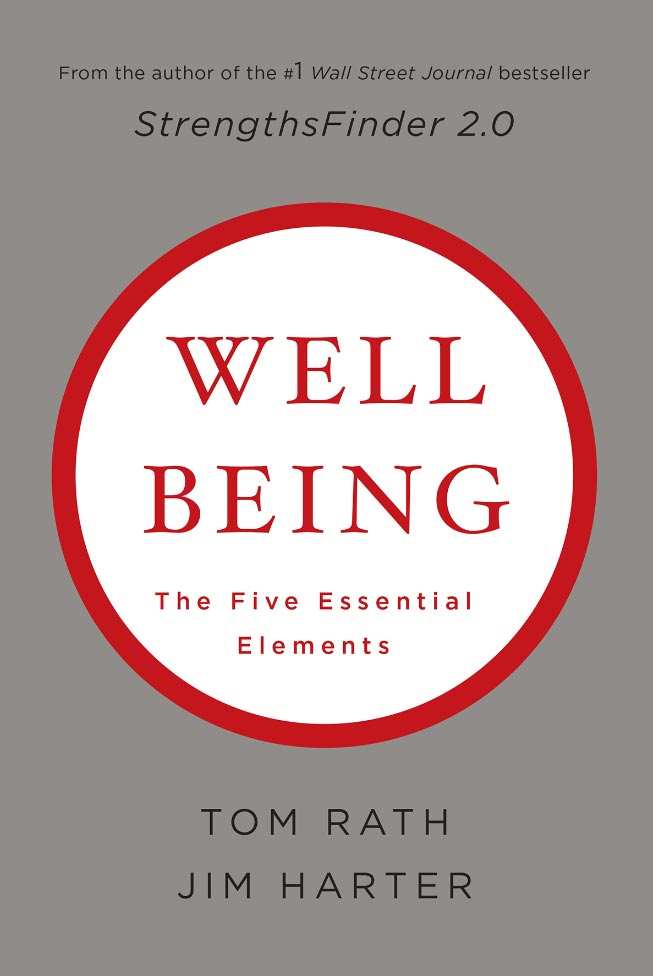 The cover of Gallup's book Well Being