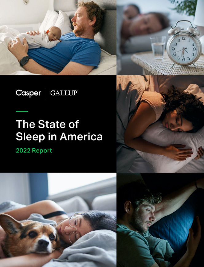 Cover of Casper-Gallup State of Sleep in America 2022 Report