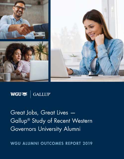 Cover of the Aligning Education with Workforce Needs -- WGU and Gallup Report