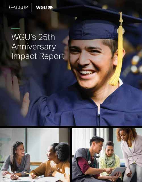 Cover of the Western Governors University 25th Anniversary Impact Report