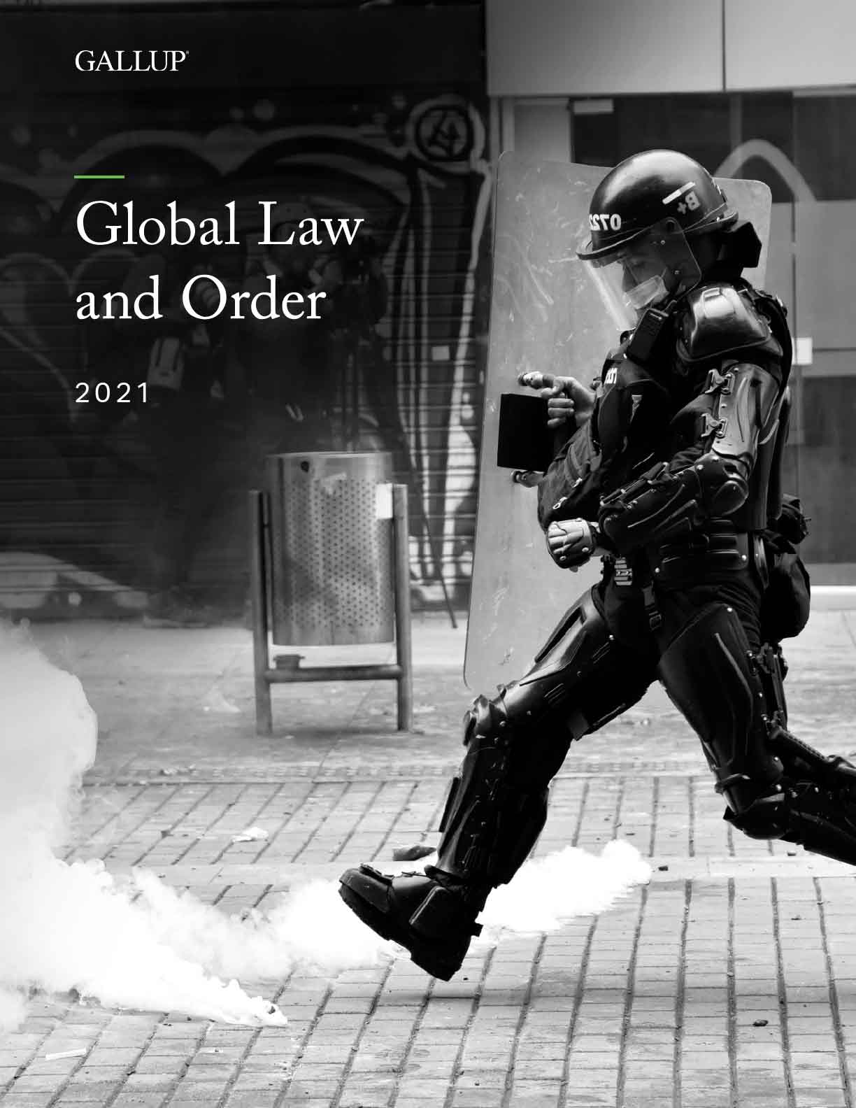 Report front cover of Gallup's Latest Global Law and Order Report.