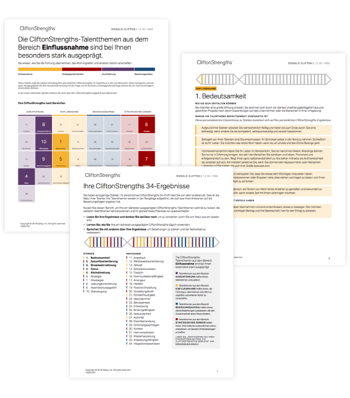 CliftonStrengths Assessment-Optionen vergleichen | DE – Gallup