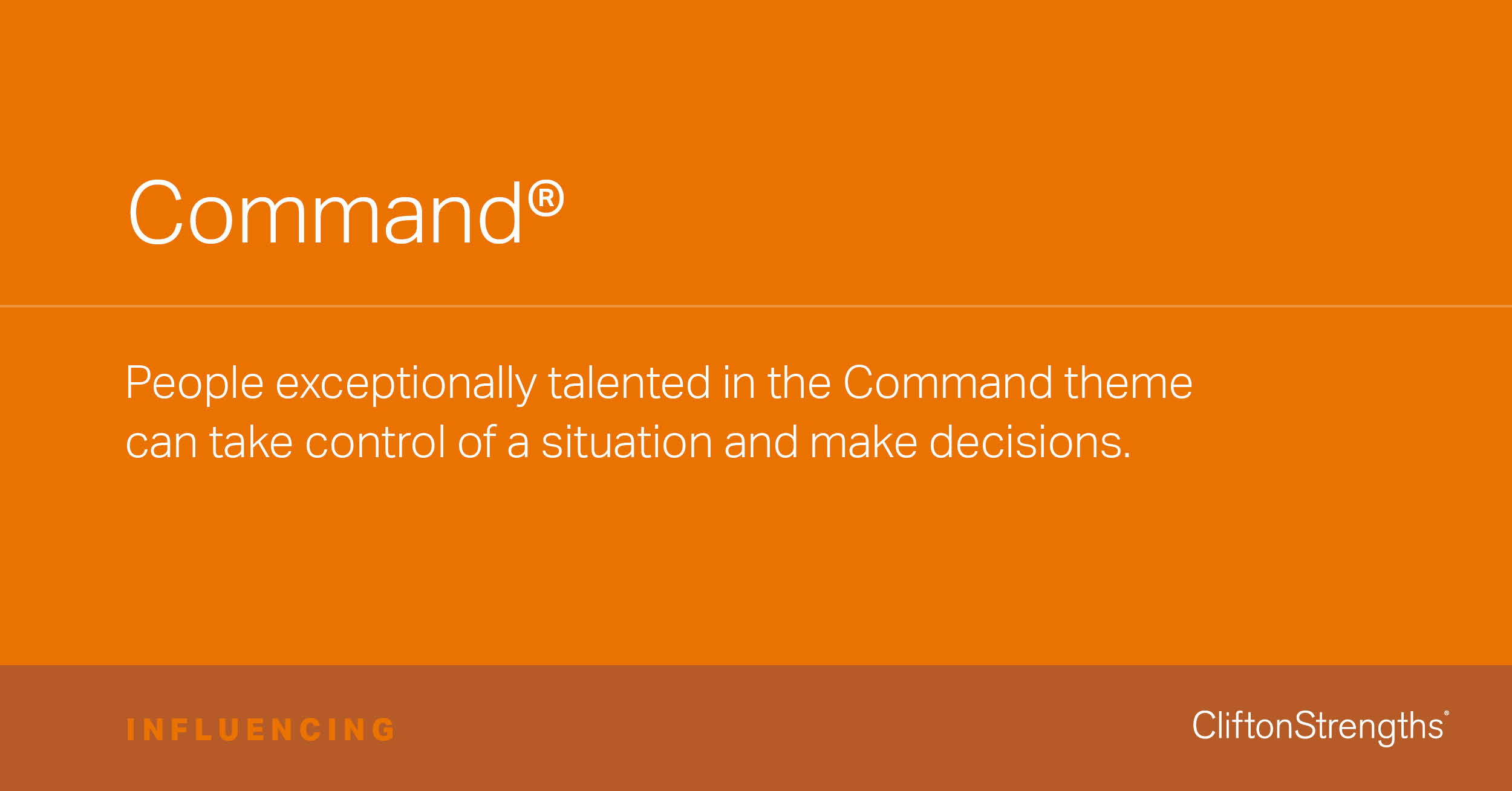 All About the Command StrengthsFinder Theme | EN - Gallup
