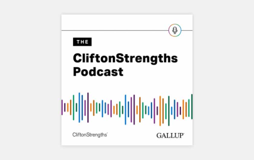 Screenshot of CliftonStrengths Podcast