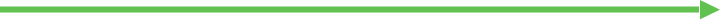 Green horizontal arrow pointing right as in a timeline pointing to the future