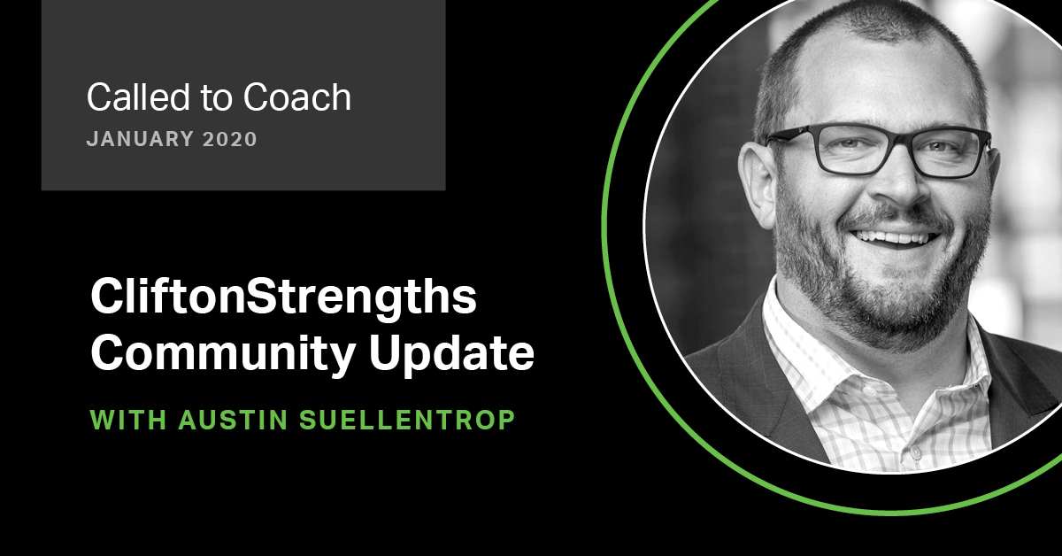 CliftonStrengths Community Update for January 2020