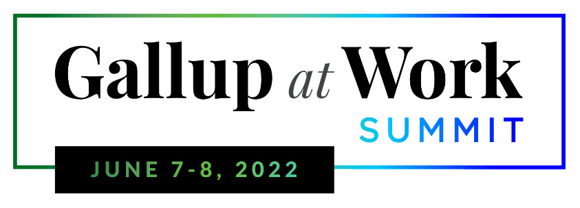 Gallup at Work Summit - June 7-8, 2022