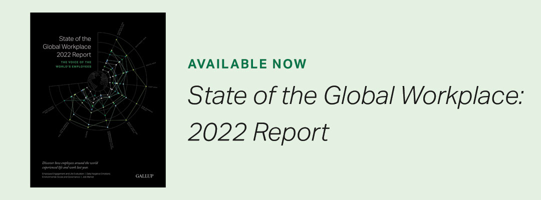 Available now – State of the Global Workplace: 2022 Report – with report cover image