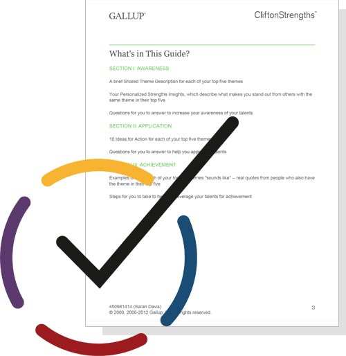 Cliftonstrengths Assessment How It Works Gallup 9372