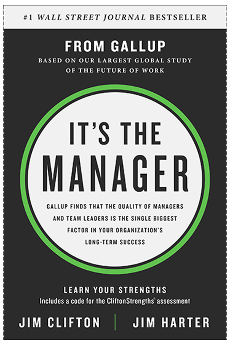The cover of Gallup’s new book, It’s the Manager.