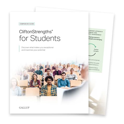 Cover of CliftonStrengths for Students Companion Guide