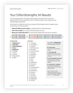 Use CliftonStrengths to Improve Team Performance