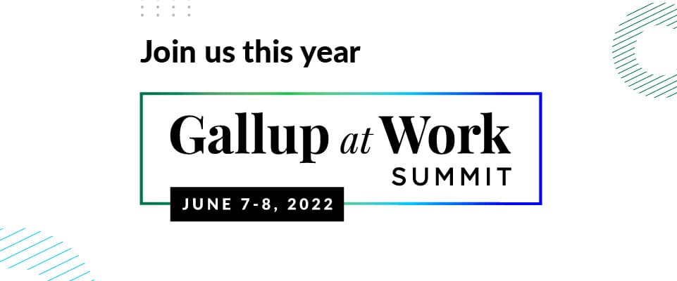 Gallup at Work Summit Banner