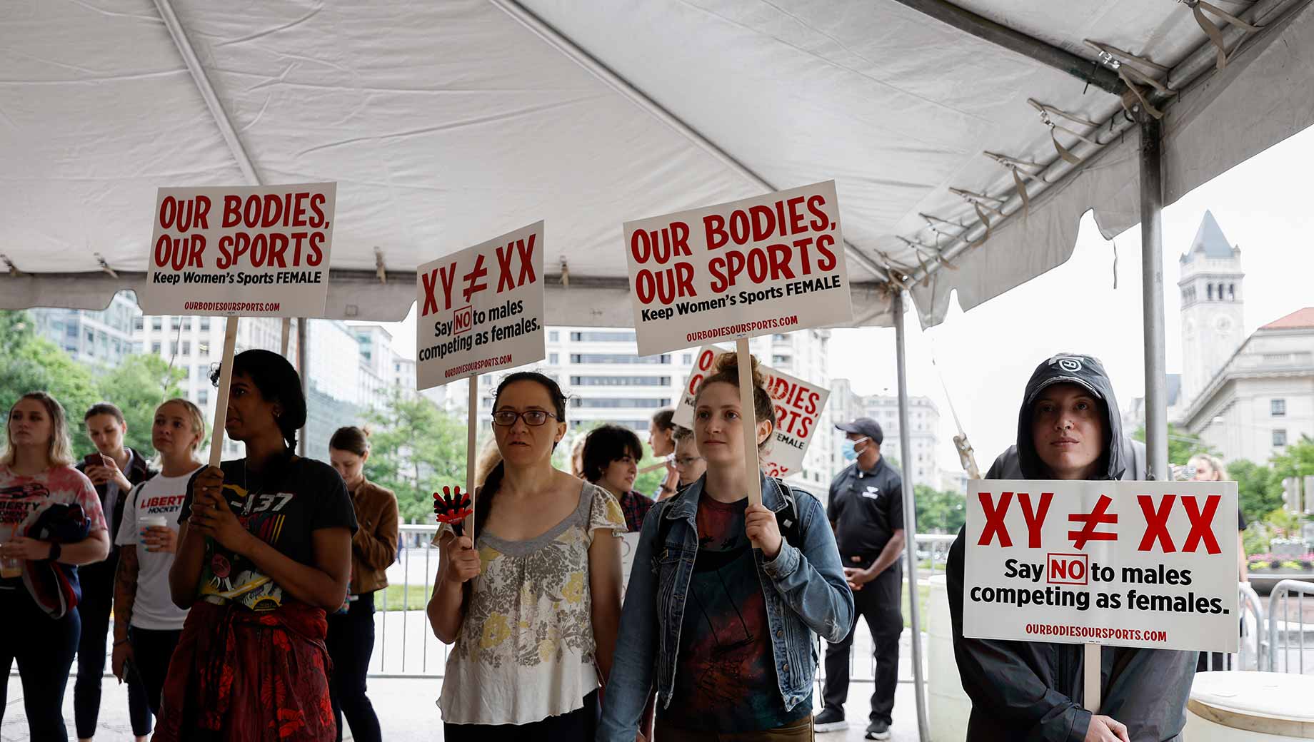 Transgender women athletes' future in competition uncertain as sports  organizations change rules, issue bans