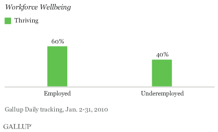 Workforce Wellbeing: Thriving Among Employed and Underemployed