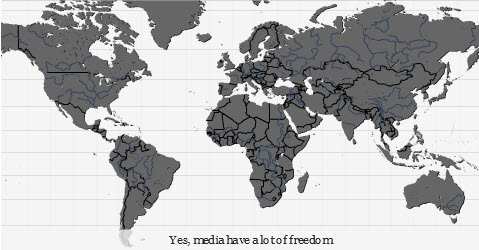 Global Media Freedom Global Map