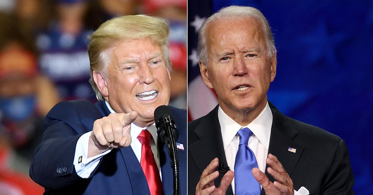 Trump, Biden Favorable Ratings Both Below 50%