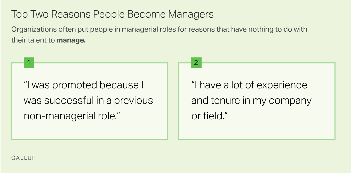 Top Two Reasons People Become Managers